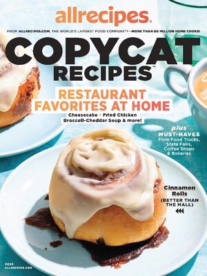 cover image of allrecipes Copycat Recipes